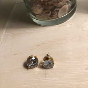 Kate Spade faux diamond earrings large